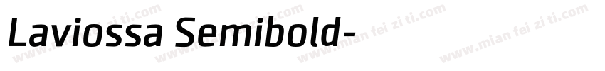 Laviossa Semibold字体转换